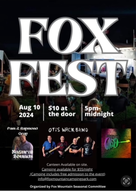 Click here to go to Fox Fest 2024